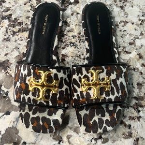 Tory Burch Slide leopard print sandals size 7.5